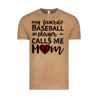 Womens My Favorite Baseball Player Calls Me Mom Vintage Tee | Teevron