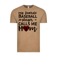 Vintage Coffee womens my favorite baseball player calls me mom Vintage Tee - artisFamous