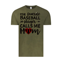 Vintage Olive womens my favorite baseball player calls me mom Vintage Tee - artisFamous