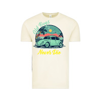 Vintage Arctic Vintage Funny Beetle Bug Distressed Classic Cars Old Bugs Never Die Vintage Tee - artisFamous