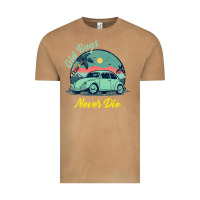 Vintage Camel Vintage Funny Beetle Bug Distressed Classic Cars Old Bugs Never Die Vintage Tee - artisFamous