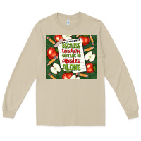 Mushroom because teachers can't live on apples alone tumble Long Sleeve Tee - TumblerDesignByShophia