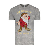 Cloud Rock snow white i'm grumpy deal with it portrait t shirt Vintage Tee - artisFamous