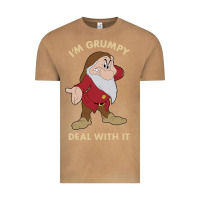 Vintage Camel snow white i'm grumpy deal with it portrait t shirt Vintage Tee - artisFamous