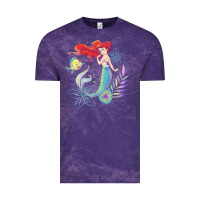 Cloud Purple the little mermaid ari  and flounder sea t shirt Vintage Tee - artisFamous