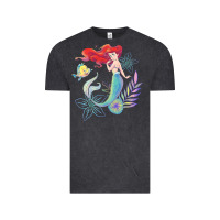 Vintage Black the little mermaid ari  and flounder sea t shirt Vintage Tee - artisFamous