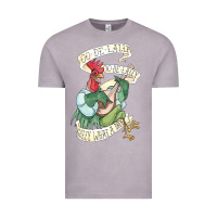 Vintage Zinc alan a dale rooster  oo de lally golly what a day tattoo watercolor pa Vintage Tee - artisFamous