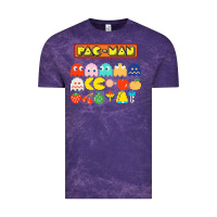 Cloud Purple 80s pacman ghosts video games Vintage Tee - artisFamous