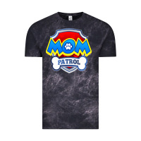 Cloud Black funny mom patrol  funny dog mom gift birthday party t shirt Vintage Tee - artisFamous