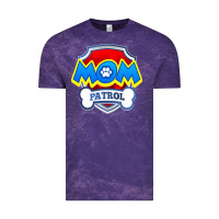 Cloud Purple funny mom patrol  funny dog mom gift birthday party t shirt Vintage Tee - artisFamous