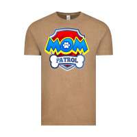 Vintage Coffee funny mom patrol  funny dog mom gift birthday party t shirt Vintage Tee - artisFamous