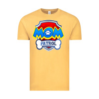 Vintage Mustard funny mom patrol  funny dog mom gift birthday party t shirt Vintage Tee - artisFamous