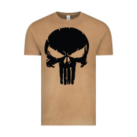 Vintage Camel the punisher skull black Vintage Tee - artisFamous
