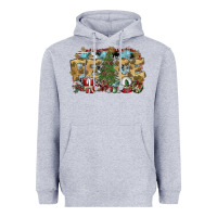 Heather Grey peace Heavyweight Hoodie - SublimationCraftShop