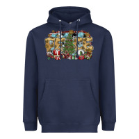 Navy peace Heavyweight Hoodie - SublimationCraftShop