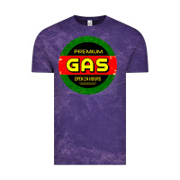 Cloud Purple GARAGE CAR GASOLINE Vintage Tee - artisFamous