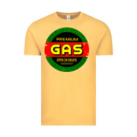 Vintage Mustard GARAGE CAR GASOLINE Vintage Tee - artisFamous