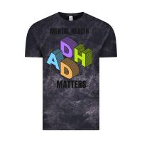 Cloud Black adhd mental health matters Vintage Tee - artisFamous
