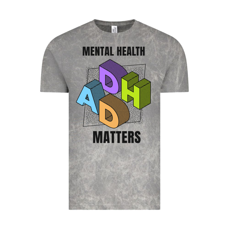 Adhd Mental Health Matters Vintage Tee by artisFamous | Teevron