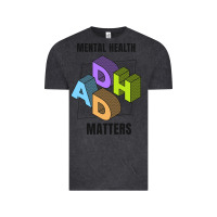 Vintage Black adhd mental health matters Vintage Tee - artisFamous