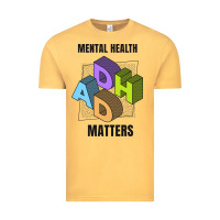 Vintage Mustard adhd mental health matters Vintage Tee - artisFamous