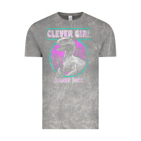 Cloud Rock distressed teal raptor clever girl t shirt Vintage Tee - artisFamous