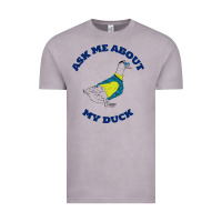 Vintage Zinc ask me about my duck Vintage Tee - artisFamous