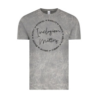 Cloud Rock inclusion matters with empathy bravery respect Vintage Tee - artisFamous