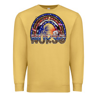 Antique Gold american nurse Premium Sweatshirt - SublimationCraftShop
