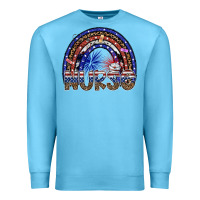 Ocean Blue american nurse Premium Sweatshirt - SublimationCraftShop
