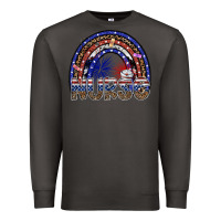 Smoke american nurse Premium Sweatshirt - SublimationCraftShop