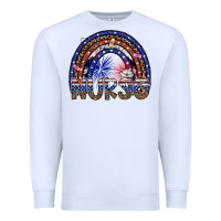 White american nurse Premium Sweatshirt - SublimationCraftShop