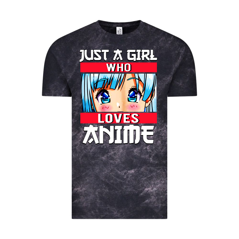 Just A Girl Who Loves Anime Japanese Cute Vintage Tee by artisFamous | Teevron