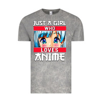 Cloud Rock just a girl who loves anime japanese cute Vintage Tee - artisFamous
