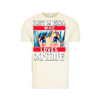 Vintage Arctic just a girl who loves anime japanese cute Vintage Tee - artisFamous
