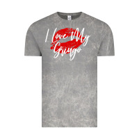 Kiss Lips I Love My Gringo Wife Girlfriend Premium Vintage Tee | Teevron