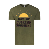Vintage Olive ray of sunshine Vintage Tee - artisFamous