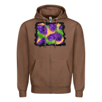 Chestnut halloween spooky bat background Zipper Hoodie - BundleAndBundleShop