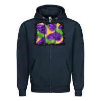 Navy halloween spooky bat background Zipper Hoodie - BundleAndBundleShop
