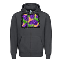Smoke halloween spooky bat background Zipper Hoodie - BundleAndBundleShop