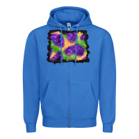 True Royal halloween spooky bat background Zipper Hoodie - BundleAndBundleShop