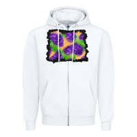 White halloween spooky bat background Zipper Hoodie - BundleAndBundleShop