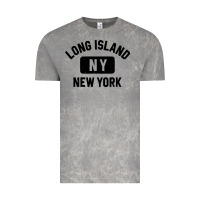 Cloud Rock long island ny gym style distressed amber print Vintage Tee - artisFamous