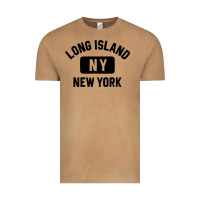 Vintage Camel long island ny gym style distressed amber print Vintage Tee - artisFamous