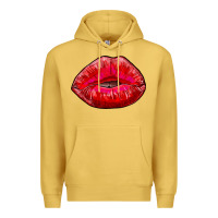 Antique Gold kiss Premium Hoodie - RanaPortraitStore