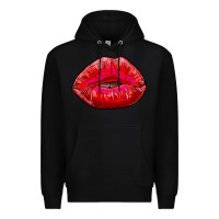 Black kiss Premium Hoodie - RanaPortraitStore