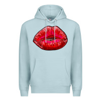 Blue Mist kiss Premium Hoodie - RanaPortraitStore