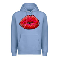 Colony Blue kiss Premium Hoodie - RanaPortraitStore