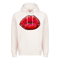 Pale Pink kiss Premium Hoodie - RanaPortraitStore