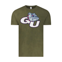 Vintage Olive gonzaga university bulldogs Vintage Tee - artisFamous